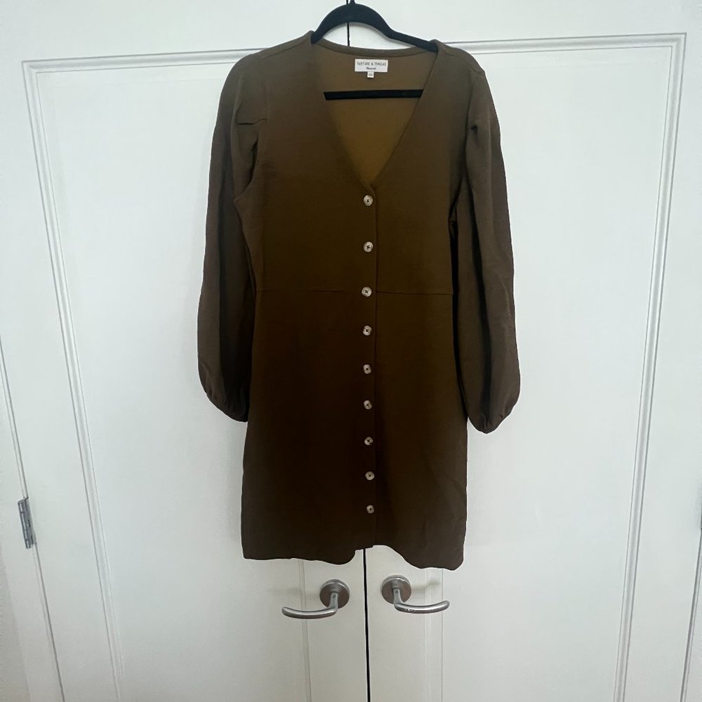 Hunter Green Texture & Thread by Madewell Dress